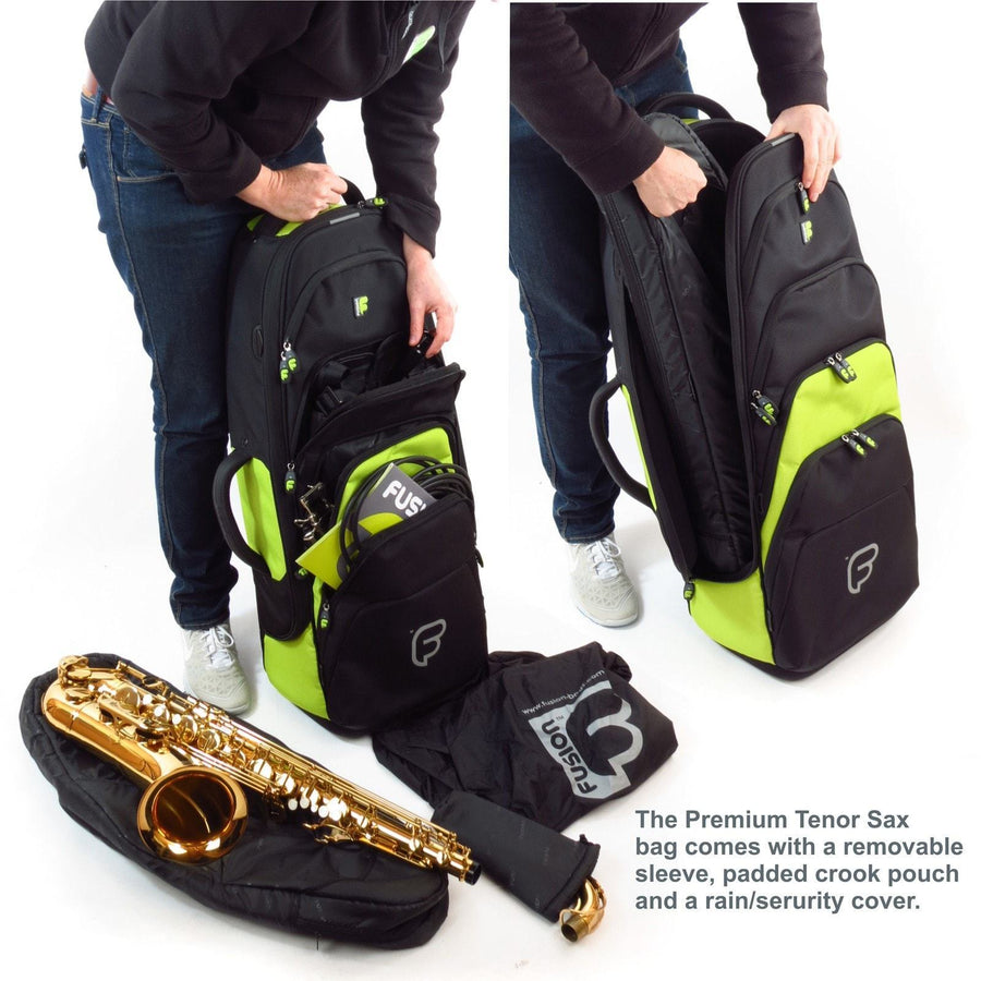 Gig Bag for Premium Tenor Saxophone Bag, Woodwind Gig Bags,- Fusion-Bags.com - Premium Tenor Saxophone Bag - Fusion-Bags.com
