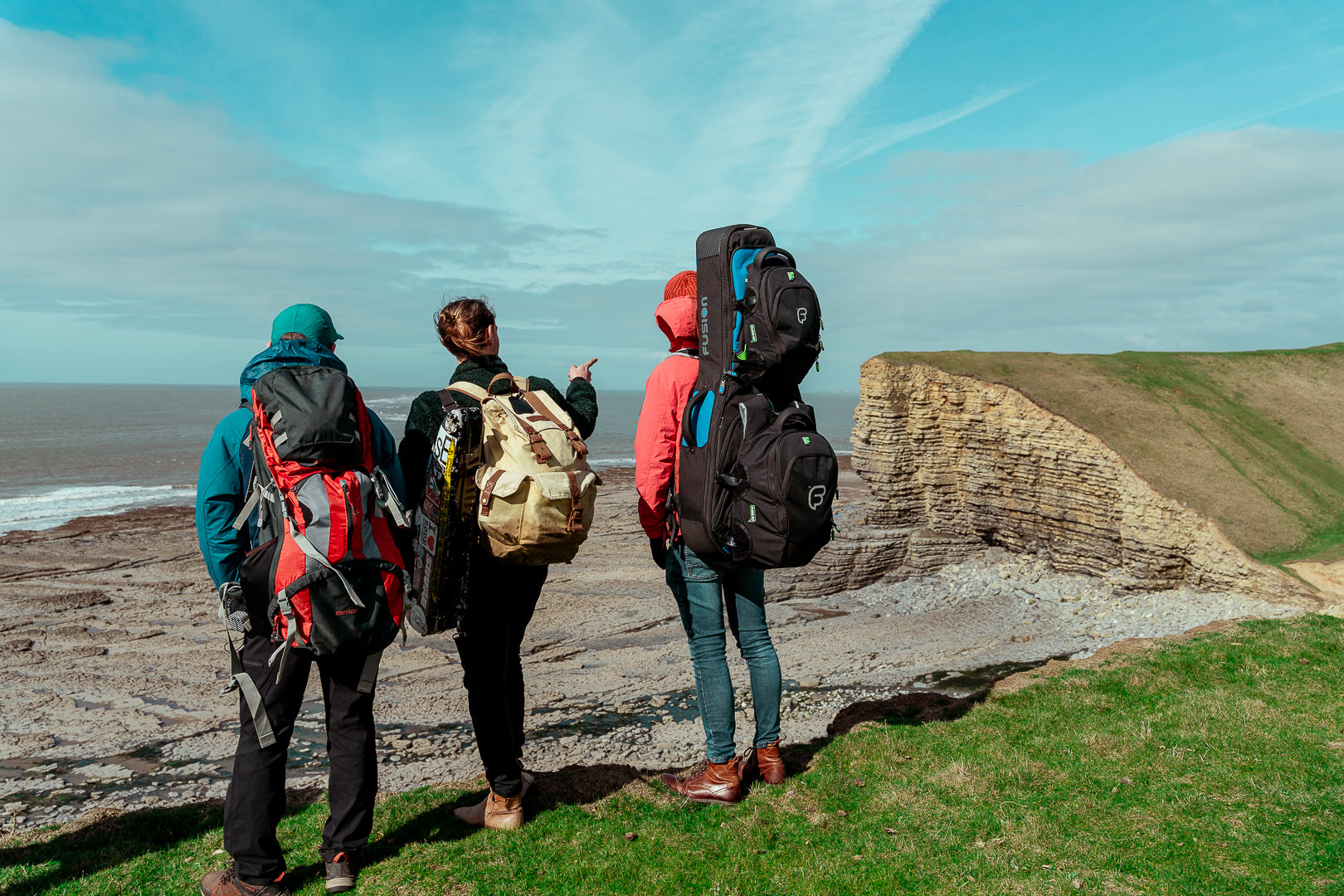 They made it! Folk duo complete 870 mile Welsh tour on foot! Fusion