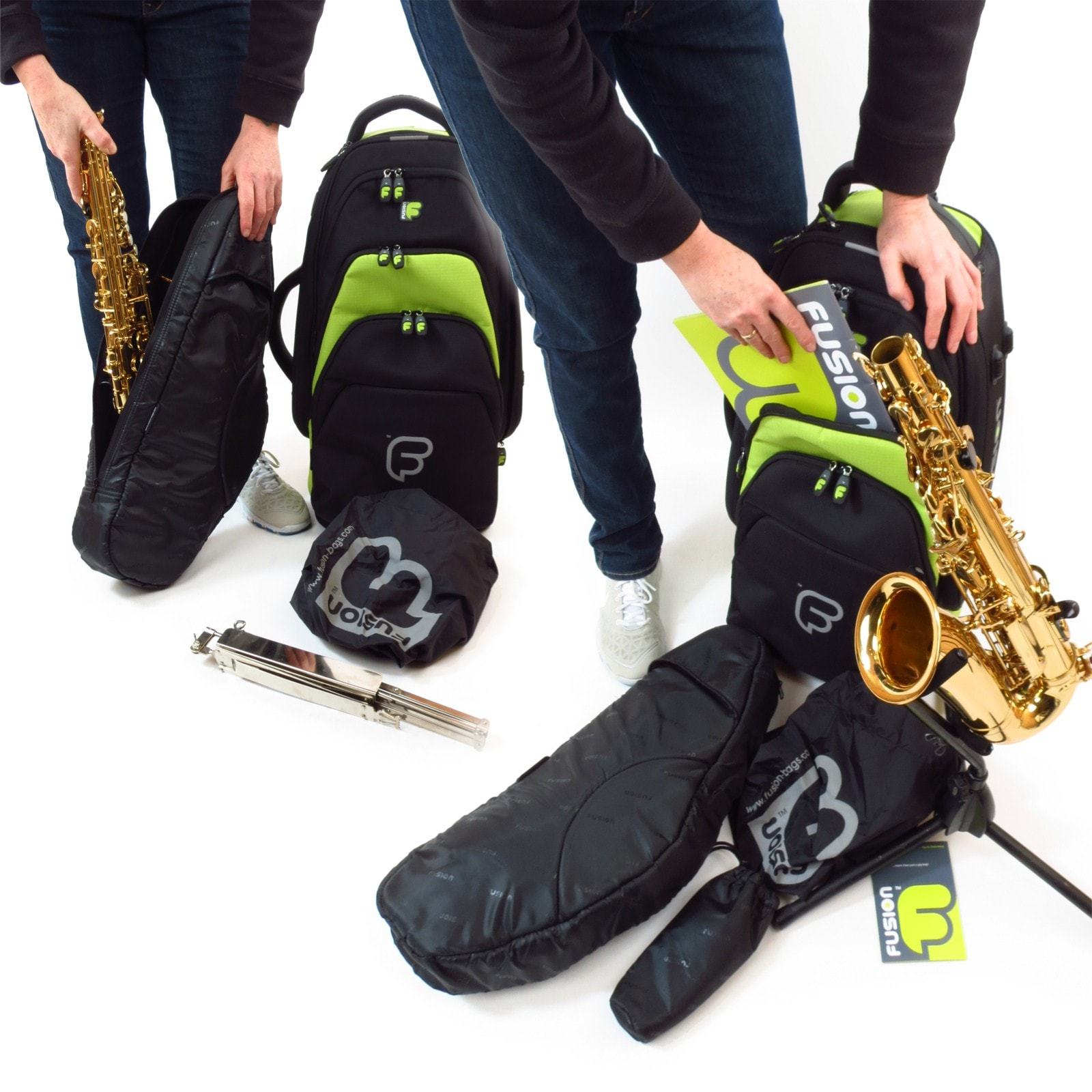 Alto Saxophone Soft Case Backpack - Lightweight Carrying Bag With Straps & Accessory Pocket