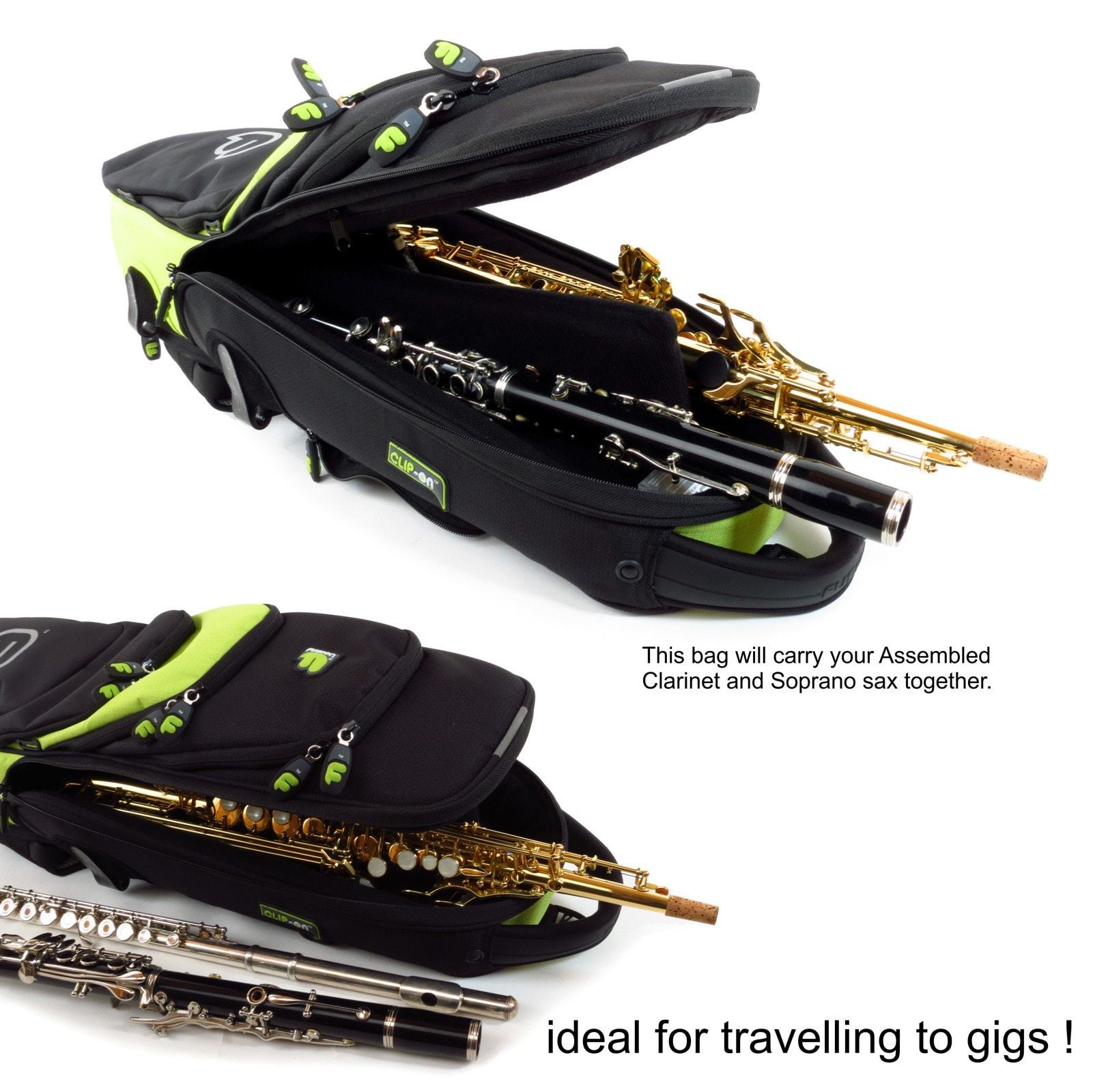 Premium Soprano Saxophone and or Flute Gig Bag Fusion Bags