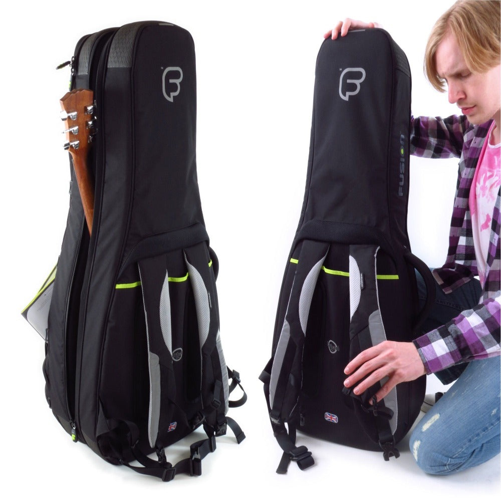 Double Guitar Bag for Acoustic and Electric Guitars | Fusion Bags