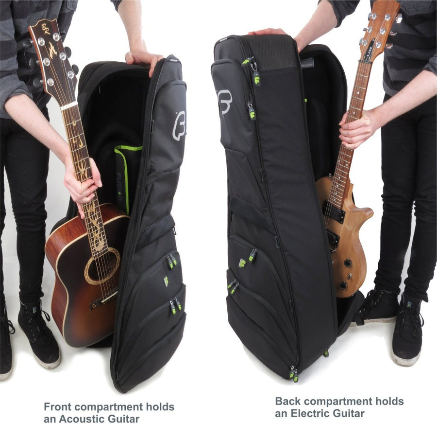 Gig Bag for Double Guitar Bag for Acoustic and Electric Guitars, Guitar and Bass Bags,- Fusion-Bags.com - Double Guitar Bag for Acoustic and Electric Guitars - Fusion-Bags.com