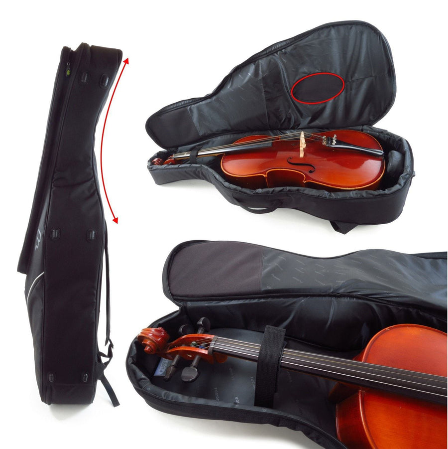 Gig Bag for Funksion Cello 4/4, Cello Gig Bags,- Fusion-Bags.com - Funksion Cello 4/4 Gig Bag - Fusion-Bags.com