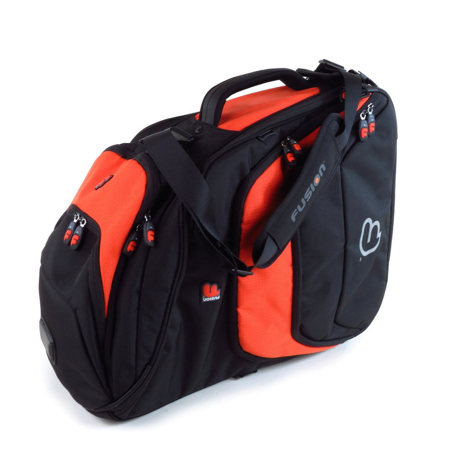 French Horn Carry Bag - Waterproof Oxford Cloth Shoulder Bag With External Pocket, Adjustable Strap, 56x50x38 Cm
