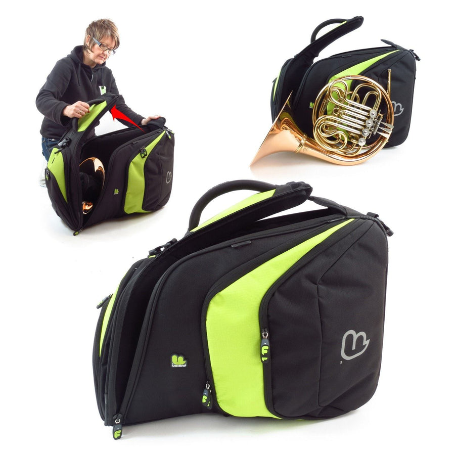 Gig Bag for Premium French Horn Pro (Fixed Bell), Brass Gig Bags,- Fusion-Bags.com - Premium French Horn Pro (Fixed Bell) Bag - Fusion-Bags.com