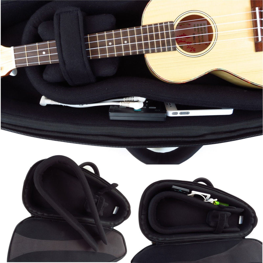 Gig Bag for Premium Soprano & Concert Ukulele, Ukulele Gig Bags,- Fusion-Bags.com - Premium Soprano & Concert Ukulele Bag - Fusion-Bags.com