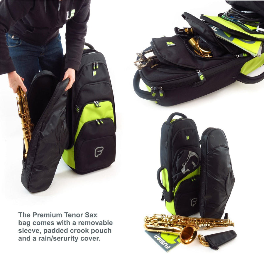 Gig Bag for Premium Tenor Saxophone Bag, Woodwind Gig Bags,- Fusion-Bags.com - Premium Tenor Saxophone Bag - Fusion-Bags.com