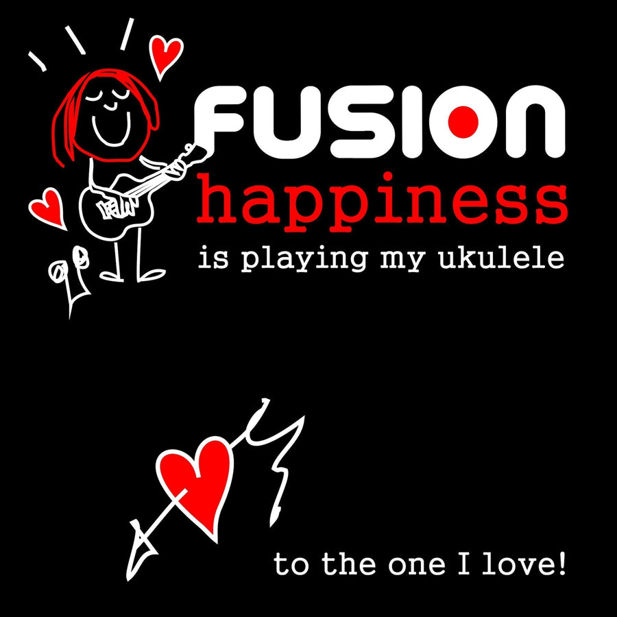 Gig Bag for T-Shirt Love Ukulele, Promotional,- Fusion-Bags.com - T-Shirt Love Ukulele - Fusion-Bags.com