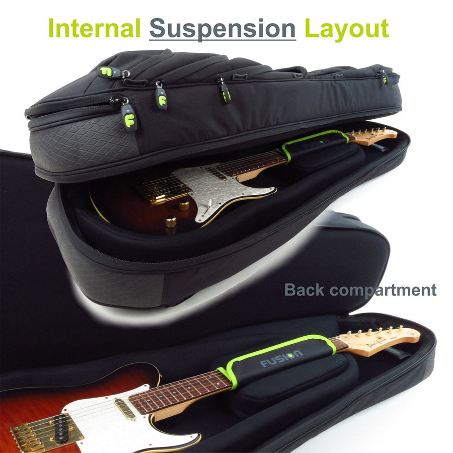 Gig Bag for Urban Double Electric Bass Guitar, Guitar and Bass Bags,- Fusion-Bags.com - Urban Double Electric Bass Guitar Bag - Fusion-Bags.com